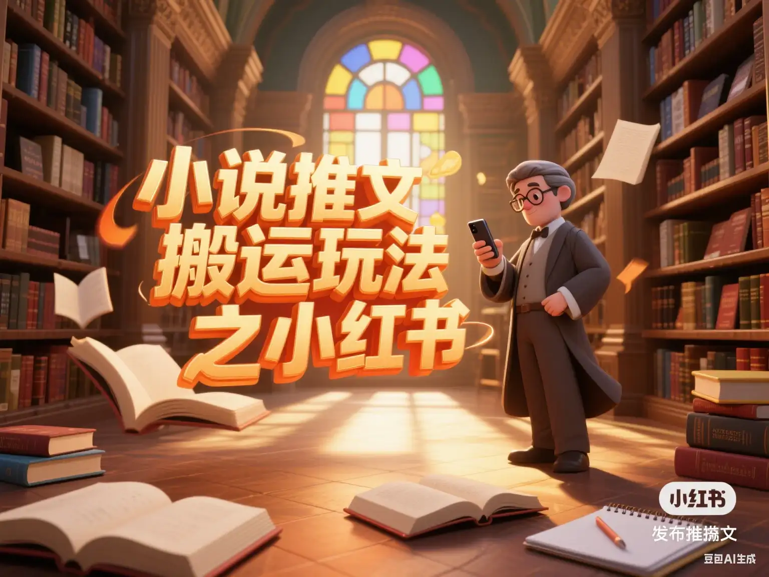 小说推文搬运玩法之小红书-副业吧