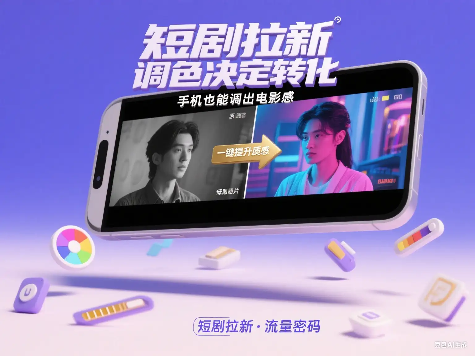 短剧拉新 视频调色实操课-创业猫 短剧拉新 视频调色实操课-创业猫