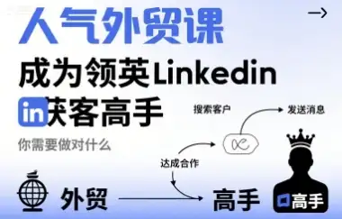 【精】人气外贸课-成为领英Linkedin获客高手,你需要做对什么-创业猫 【精】人气外贸课-成为领英Linkedin获客高手,你需要做对什么-创业猫