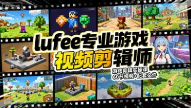 【精】lufee专业游戏视频剪辑师 游戏剪辑实操课 60节视频+配套文件-创业猫 【精】lufee专业游戏视频剪辑师 游戏剪辑实操课 60节视频+配套文件-创业猫