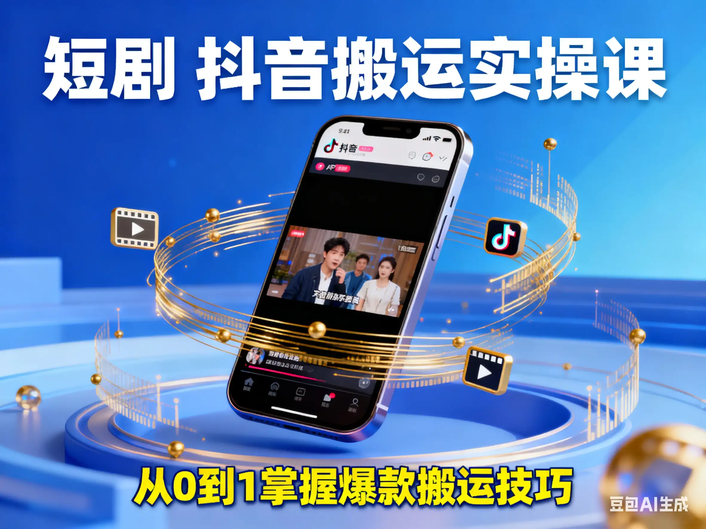 短剧 抖音搬运实操课-创业猫 短剧 抖音搬运实操课-创业猫