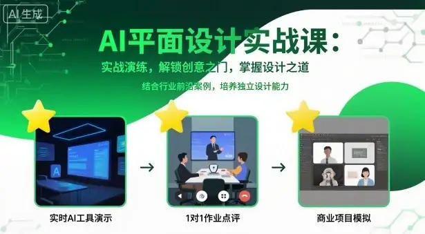 【精】AI平面设计实战课,实战演练,解锁创意之门,掌握设计之道-创业猫 【精】AI平面设计实战课,实战演练,解锁创意之门,掌握设计之道-创业猫