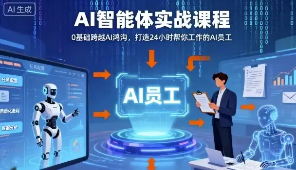 【精】Ai智能体实战课程,0基础跨越Ai鸿沟,打造24小时帮你工作的Ai员工,打破常规,以实战定义Ai-云创网 【精】Ai智能体实战课程,0基础跨越Ai鸿沟,打造24小时帮你工作的Ai员工,打破常规,以实战定义Ai-云创网