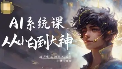 【精】AI系统课程,从小白到大神系统学AI,AI声音-AI绘画-AI视频一门课全掌握-创业猫 【精】AI系统课程,从小白到大神系统学AI,AI声音-AI绘画-AI视频一门课全掌握-创业猫