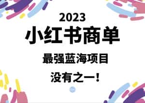 小红书商单，2023最强蓝海项目，没有之一！-副业吧
