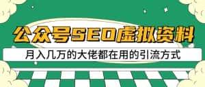 公众号SEO虚拟资料，操作简单，日入500+，可批量操作-优优云创