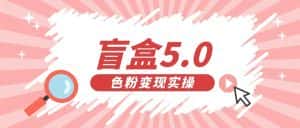 盲盒交友变现5.0（色粉变现）日入500+-副业吧