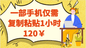 一部手机仅需复制粘贴1小时120￥-优优云创