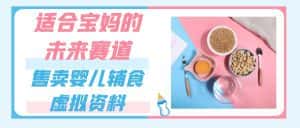 适合宝妈的未来赛道，售卖婴儿辅食虚拟资料，一份9.9-69.9元闭眼赚钱-优优云创