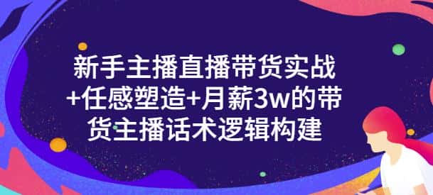 一群宝宝·新手主播直播带货实战+信任感塑造+月薪3w的带货主播话术逻辑构建-副业吧