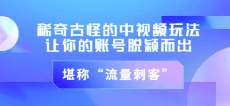 不讲李·稀奇古怪的冷门中视频冷门玩法，让你的账号脱颖而出，成为流量刺客！（图文+视频）-优优云创