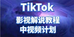 外面收费2980元的TikTok影视解说、中视频教程，比国内的中视频计划收益高-优优云创