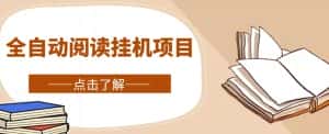 全自动阅读挂机项目，号称单窗10r，全套脚本+教程，小白上手简单-优优云创