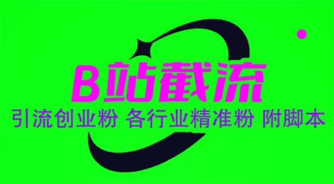 （6133期）B站截流 引流创业粉 各行业精准粉 附脚本-副业吧