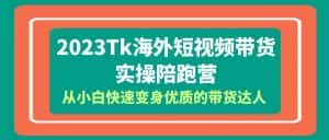 （6206期）2023-Tk海外短视频带货-实操陪跑营，从小白快速变身优质的带货达人！-副业吧