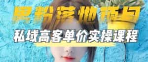 【男粉落地项目】零基础玩转男粉短视频转私域日产500+，2023男粉高客单价实操教程-优优云创