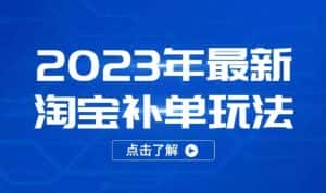 2023年最新淘宝补单玩法，18节课让教你快速起新品，安全不降权-优优云创