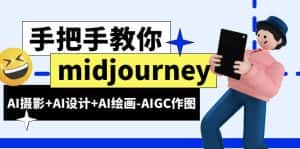 （6377期）midjourney新手入门基础，AI摄影+AI设计+AI绘画-AIGC作图（59节课时）-优优云创