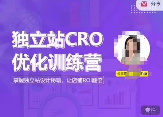 独立站CRO优化训练营，掌握独立站设计秘籍，打造高转化的独立站，让店铺ROI翻倍-优优云创