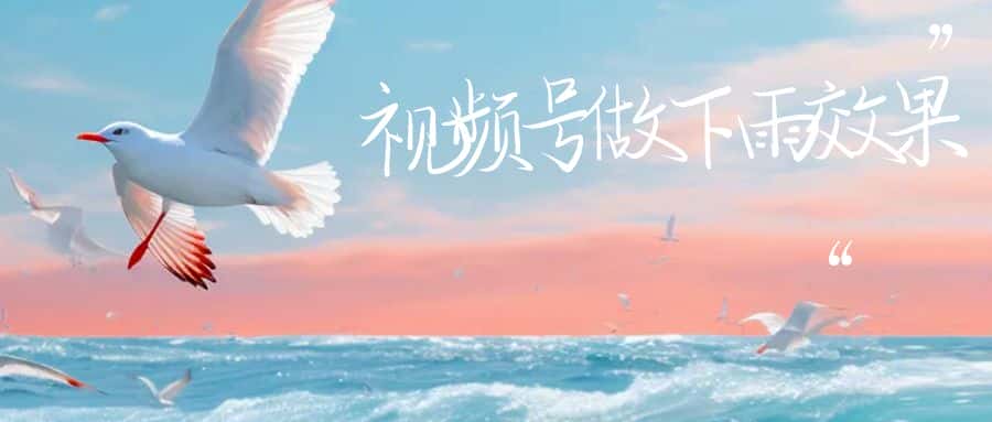 （6637期）视频号做下雨视频，一个账号一周涨粉10W+，日入1000+，附保姆级教程-优优云创