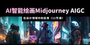 AI·智能绘画Midjourney AIGC在设计领域中的应用从入门到精通（11节课）-优优云创