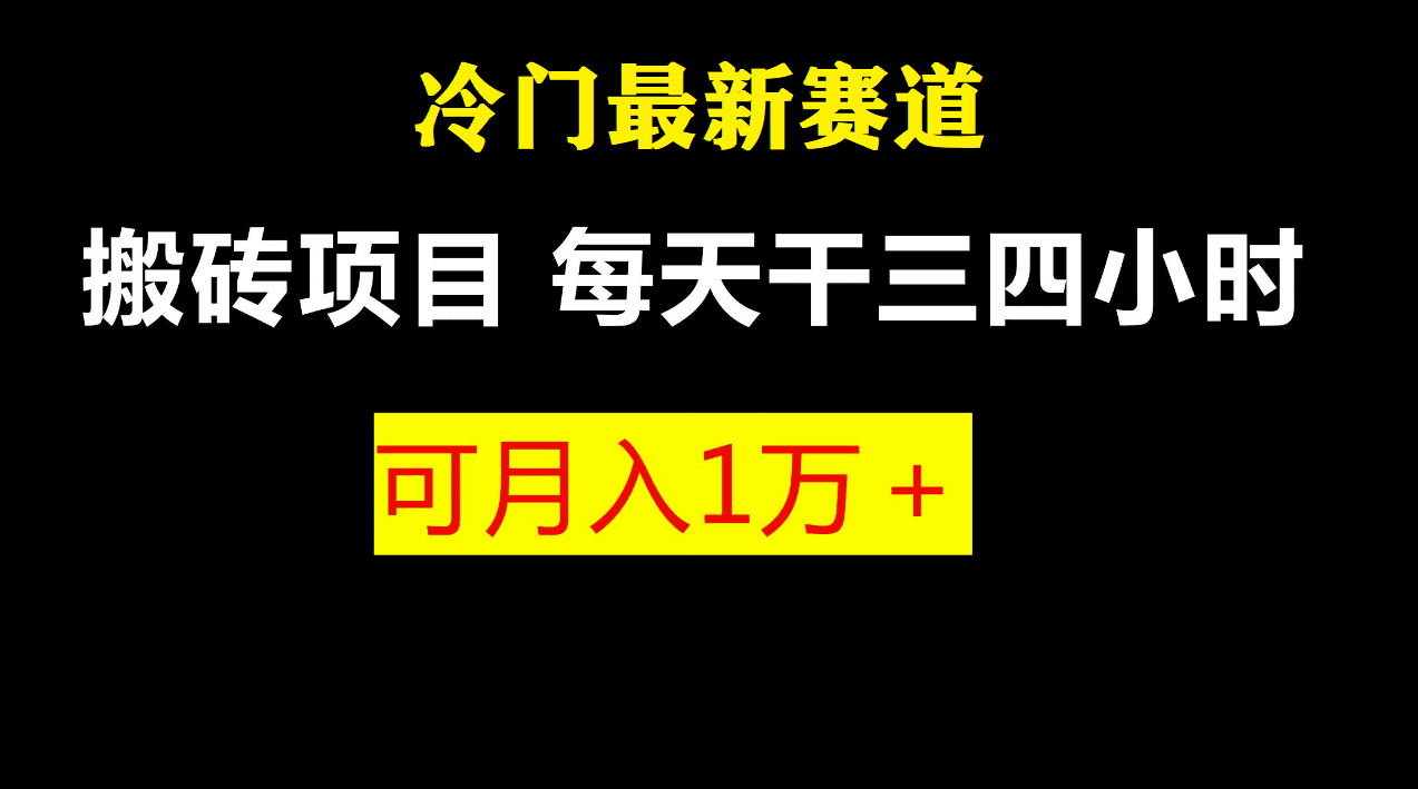 （6647期）最新冷门游戏搬砖项目，小白零基础也可以月入过万（附教程+软件）-优优云创