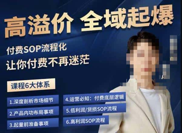 逸风-拼多多高溢价全域起爆，6大课程体系，付费玩法全套实操-优优云创