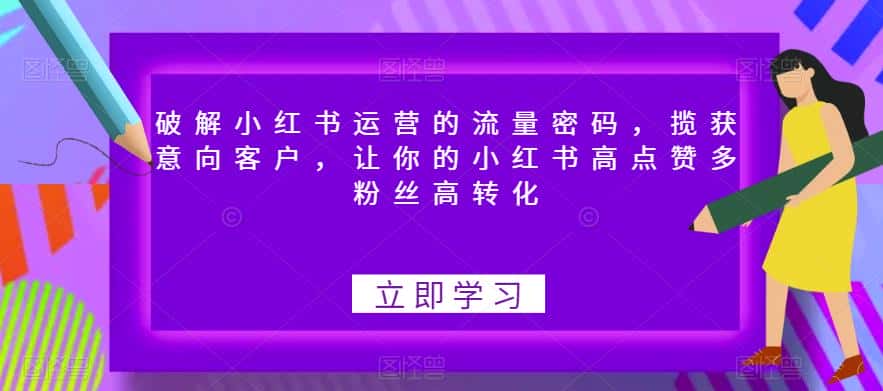 破解小红书运营的流量密码，揽获意向客户，让你的小红书高点赞多粉丝高转化-优优云创