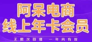 阿呆电商线上年会员，阿呆电商干货分享（更新中）-优优云创