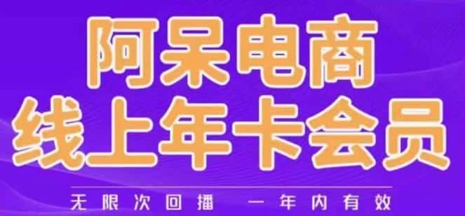 阿呆电商线上年会员，阿呆电商干货分享（更新中）-优优云创
