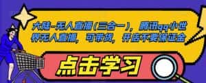 大陆-无人直播(三合一)，腾讯qq小世界无人直播，可带货，开店不要保证金-优优云创