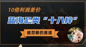被忽略的蓝海品类“十八籽”，10倍的利润差价，同行一天几十单【揭秘】-优优云创