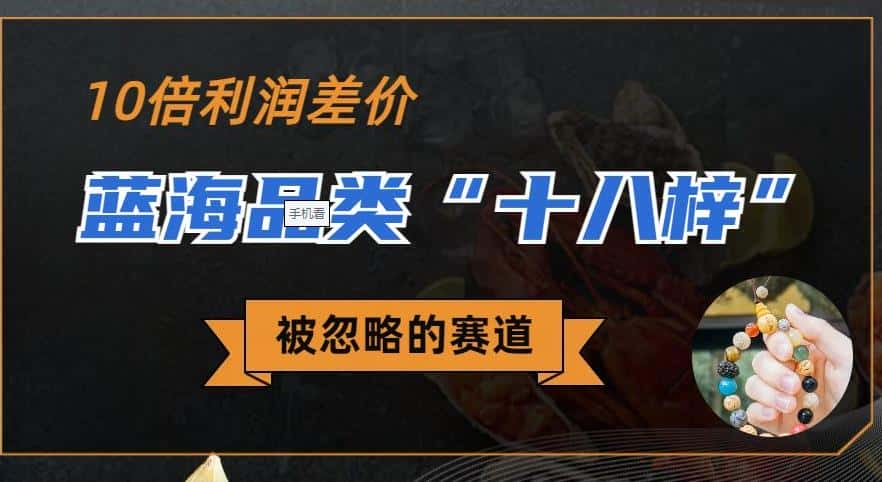 被忽略的蓝海品类“十八籽”，10倍的利润差价，同行一天几十单【揭秘】-优优云创
