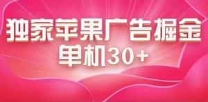 （7542期）最新苹果系统独家小游戏刷金 单机日入30-50 稳定长久吃肉玩法-优优云创网