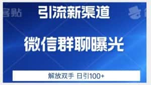 价值2980的全新微信引流技术，只有你想不到，没有做不到【揭秘】-优优云创网