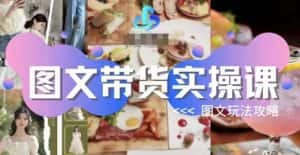 图文带货实操课,图文玩法攻略玩法-优优云创网