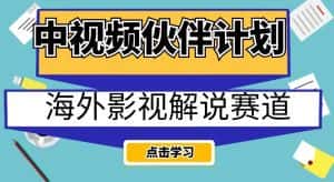 中视频伙伴计划海外影视解说赛道，AI一键自动翻译配音轻松日入200+【揭秘】-优优云创