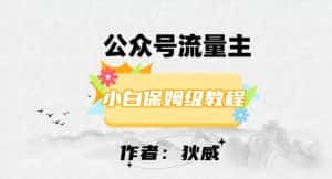 最新红利赛道公众号流量主项目，从0-1每天十几分钟，收入1000+【揭秘】-优优云创网
