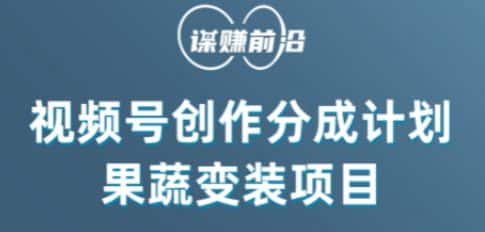 视频号创作分成计划水果蔬菜变装玩法，借助AI变现-优优云创网