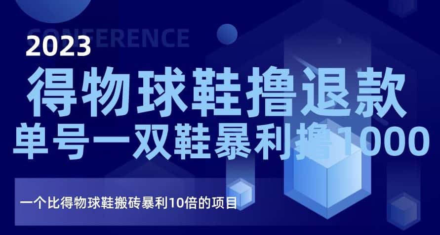 2023得物球鞋撸退款，单号一双鞋暴利撸1000，一个比得物球鞋搬砖暴利10倍的项目【揭秘】-优优云创网