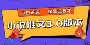 小说推文3.0玩法，日入两千+，保姆式教学，小白首选【揭秘】-优优云创网