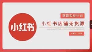 安琪-小红书店铺无货源实战，开店到售后全流程操作-副业吧