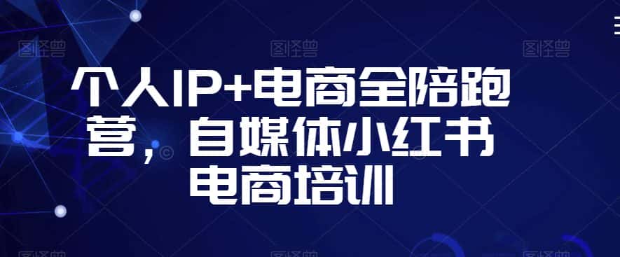 个人IP+电商全陪跑营，自媒体小红书电商培训-优优云创网
