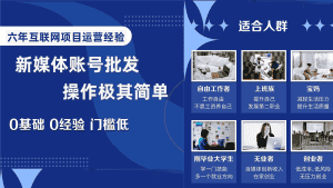 （8135期）自媒体账号批发，看我怎么一天赚1个W，超简单-优优云创网