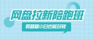 （8329期）网盘拉新陪跑班，零基础小白也能玩转网盘拉新-优优云创网