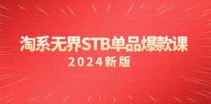 (9207期)淘系 无界STB单品爆款课(2024)付费带动免费的核心逻辑,万相台无界关…-优优云创网