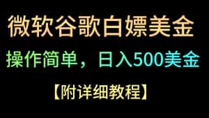 微软谷歌项目3.0，轻松日赚500+美金，操作简单，小白也可轻松入手！-副业吧