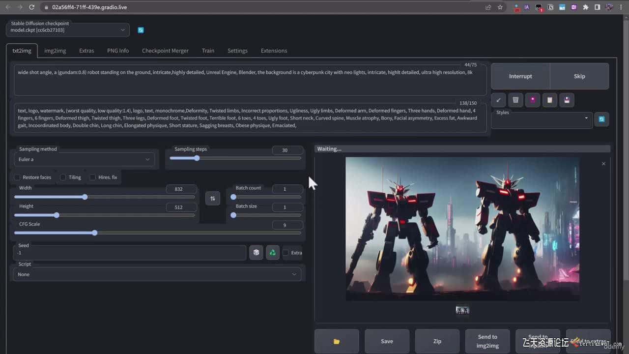 终极Stable Diffusion + ChatGPT AI绘画及模型训练课程-中英字幕-副业吧
