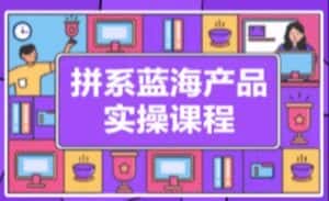 拼系冷门蓝海产品实操课程，从注册店铺到选品上架到流量维护环环相扣-优优云创网
