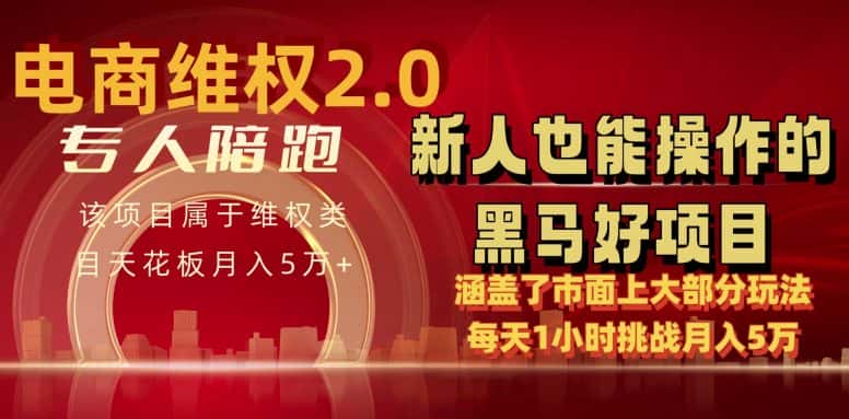 电商维权 4.0 如何做到月入 5 万+每天 1 小时新人也能快速上手【仅揭秘】-优优云创